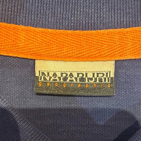 Vintage Napapijri Polo Shirt | Iconic 90s Navy Style** - Picture 6 of 6